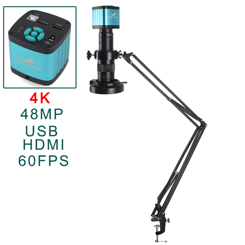 4K Microscope Camera Sony Sensor - 48MP 4K HDMI USB فيديو كاميرا