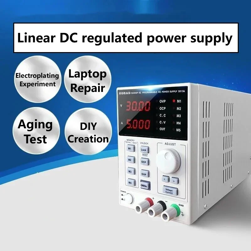 High Precision Dc Power Supply 30V 10A - مزود طاقة تيار مستمر خطي منظم