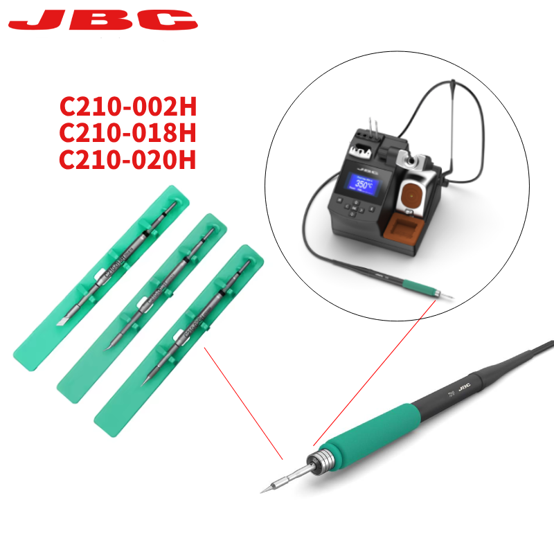 C210 Precision Soldering Station - رؤوس لحام أصلية 100% من سلسلة