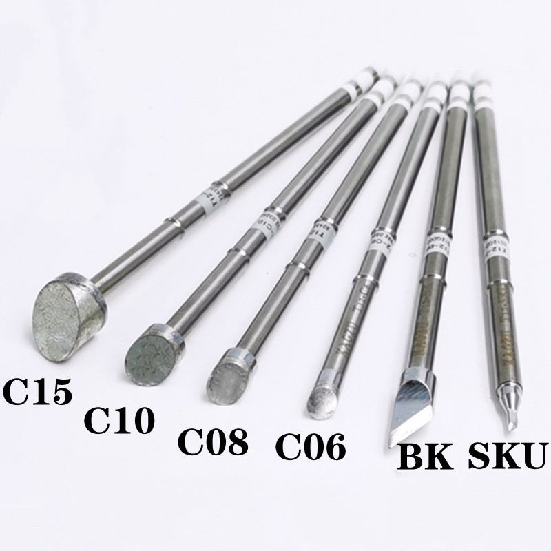 T12 Soldering Station Oled - KAGZU T12-BK/SKU/C6/C8/C10/C15 سلسلة لحام الحديد نصائح