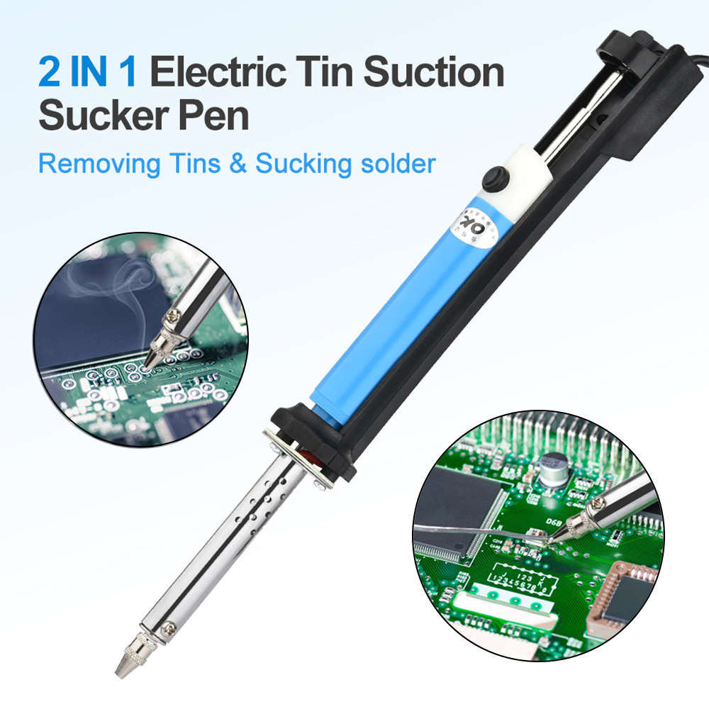 Desoldering Pump Electric Vacuum Station - التيار المتناوب 110 فولت/220 فولت الكهربائية