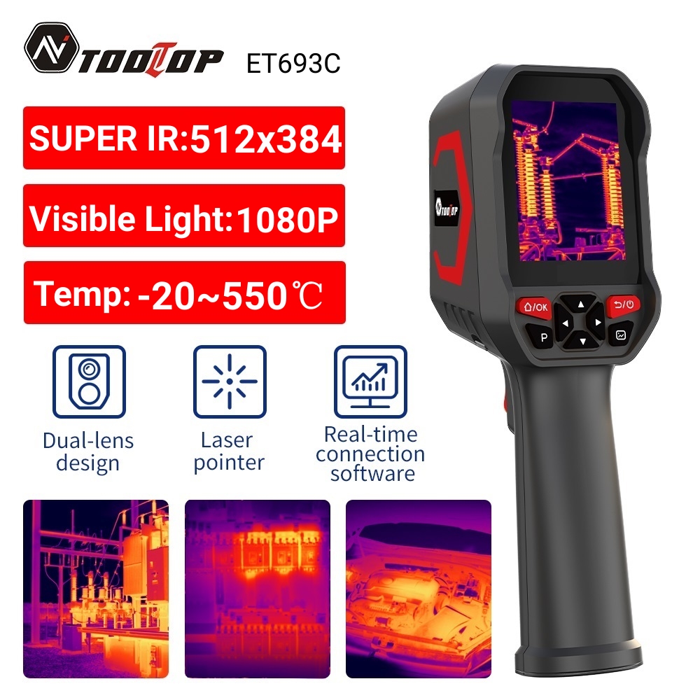 Thermal Imaging Camera Pcb Repair - كاميرا حرارية TOOLTOP ET693C فائقة الدقة