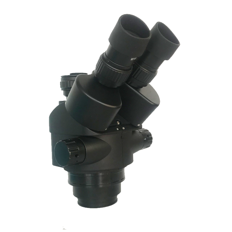 رأس مجهر ثلاثي العدسات احترافي - مراجعة Trinocular Stereo Microscope 7X-45X وسعره