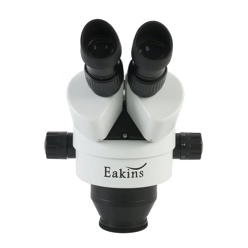 رأس مجهر ستريو ثلاثي العدسات ب - مراجعة Trinocular Stereo Microscope 7X-45X وسعره