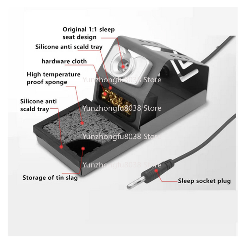 محطة لحام T245 130 واط 3s التد - مراجعة C245 Soldering Station 130W وسعره