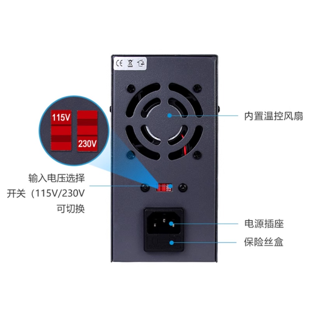 مصدر طاقة منظم تيار مستمر قابل - مراجعة High Precision Dc Power Supply 30V 10A وسعره