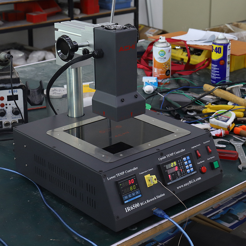 ACHI IR6500 الأشعة تحت الحمراء - مراجعة Infrared Bga Rework Station وسعره