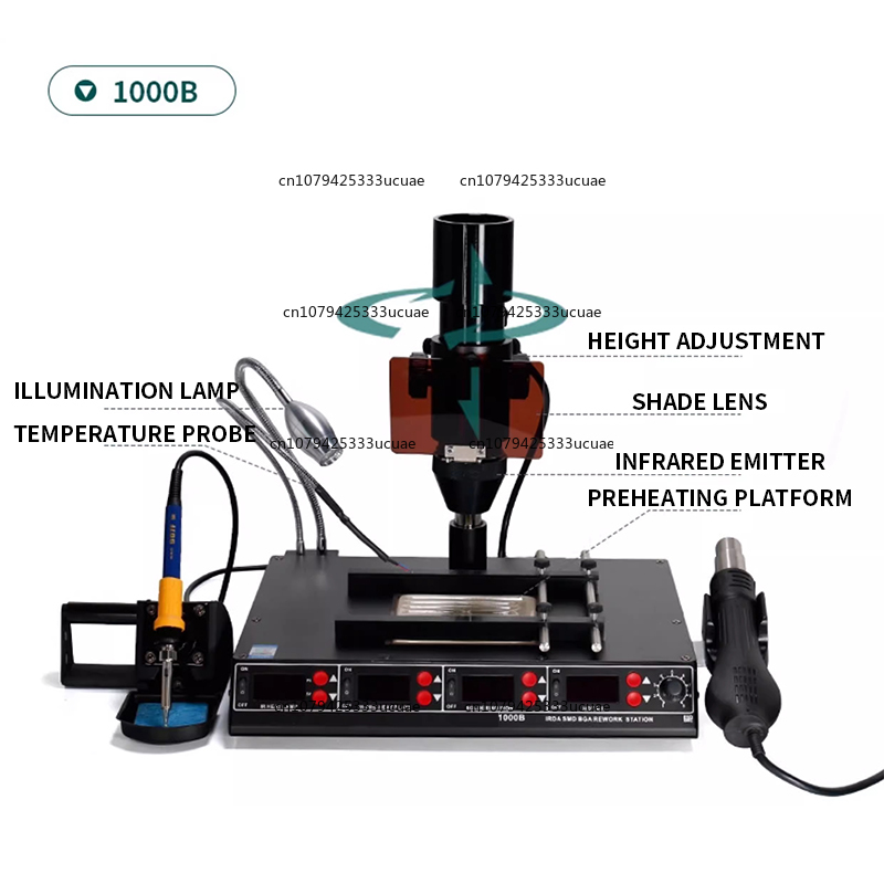 محطة متعددة الوظائف بالأشعة تح - مراجعة Infrared Bga Rework Station وسعره