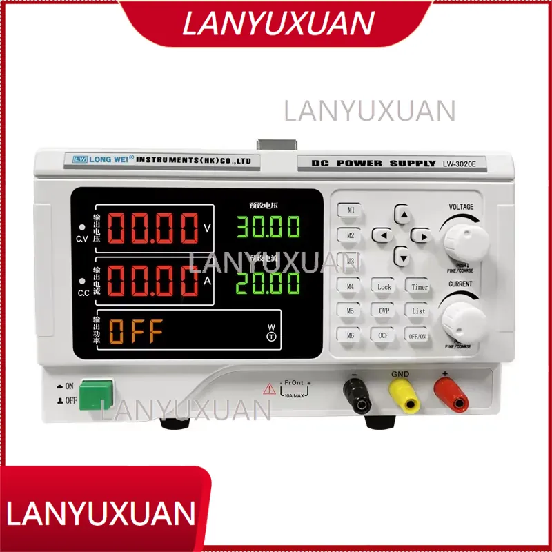 مزود طاقة تيار مستمر قابل للبر - مراجعة High Precision Dc Power Supply 30V 10A وسعره