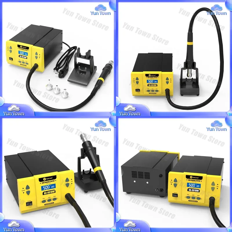 محطة إعادة عمل بالهواء الساخن  - مراجعة Hot Air Rework Station 861Dw وسعره