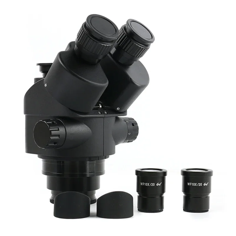 7X- 45X Zoom الصناعية Simul-fo - مراجعة Trinocular Stereo Microscope 7X-45X وسعره