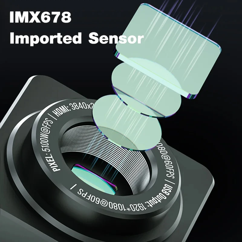 كاميرا مجهر صناعي ميكانيكي IMX - مراجعة 4K Microscope Camera Sony Sensor وسعره