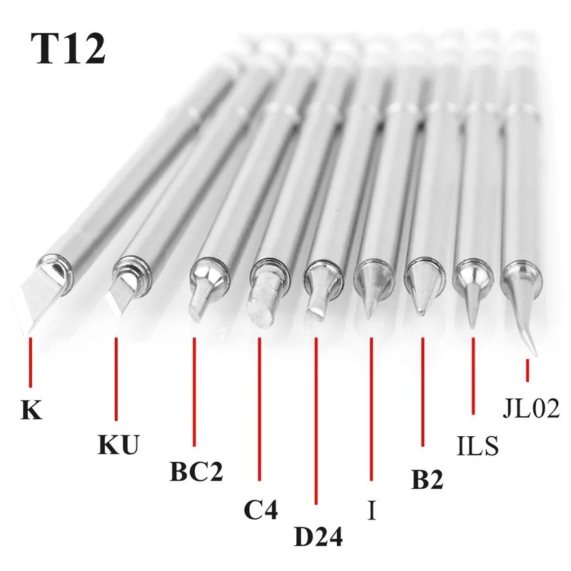 T12 لحام لحام الحديد نصائح T12 - مراجعة T12 Soldering Station Oled وسعره