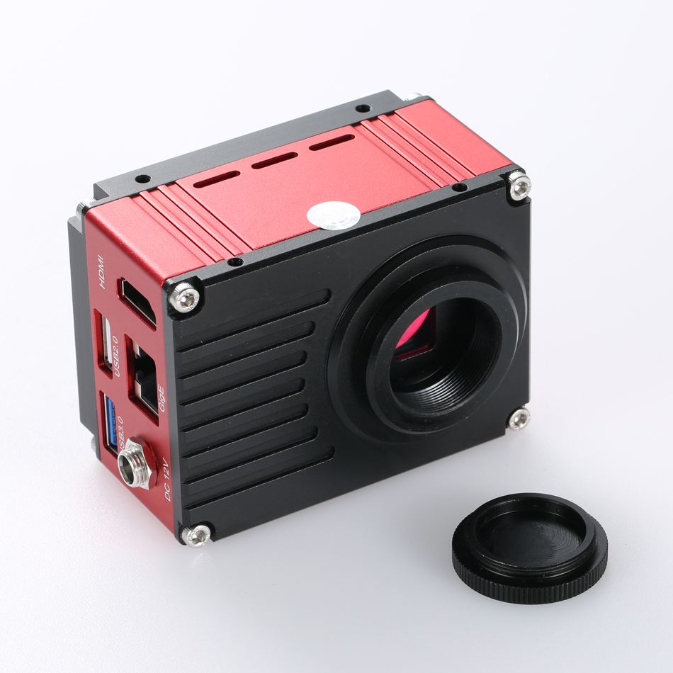 Sony-مجهر فيديو إلكتروني صناعي - مراجعة 4K Microscope Camera Sony Sensor وسعره