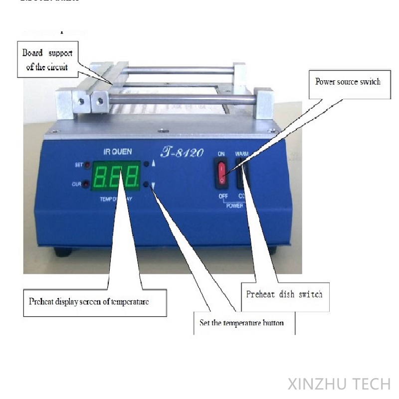 PUHUI T-8120 التسخين المسبق IR - مراجعة Infrared Bga Rework Station وسعره